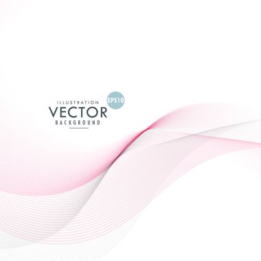 Dalga, zarif yumuşak pembe ve gri arka plan