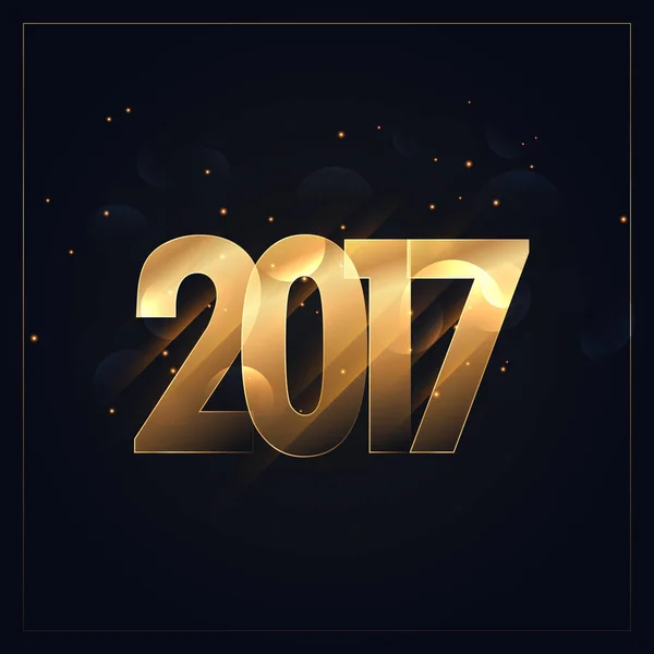 Предыстория 2017 года для празднования Нового года — стоковый вектор