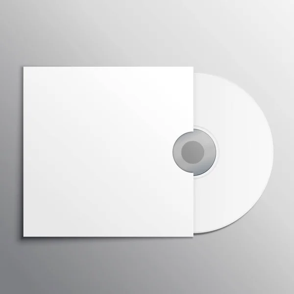 Cd dvd mockup presentatiesjabloon — Stockvector