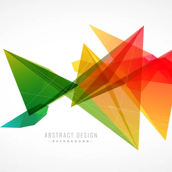Fundo colorido abstrato elegante com formas geométricas — Vetor de Stock