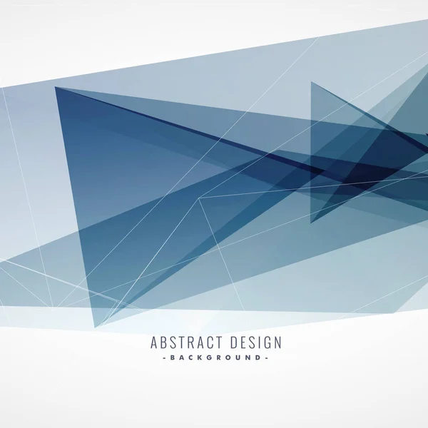 Abstraktes Dreieck Hintergrunddesign — Stockvektor