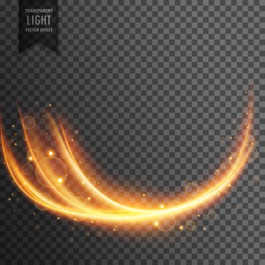 dalgalı şeffaf ışık efekti