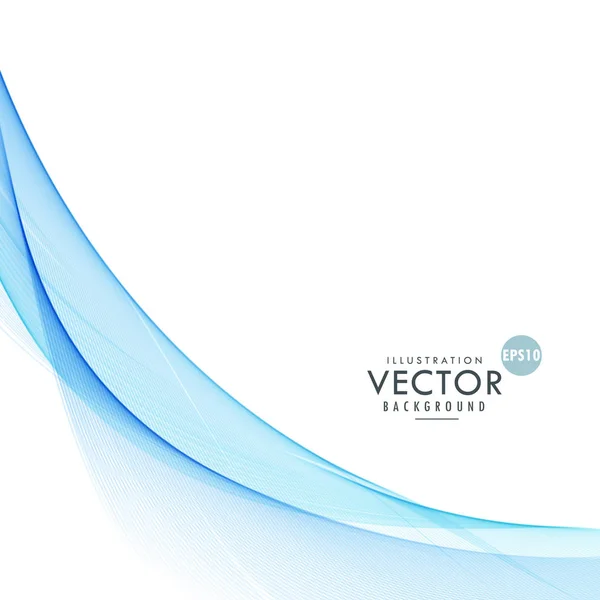 Blaue Welle Hintergrunddesign — Stockvektor