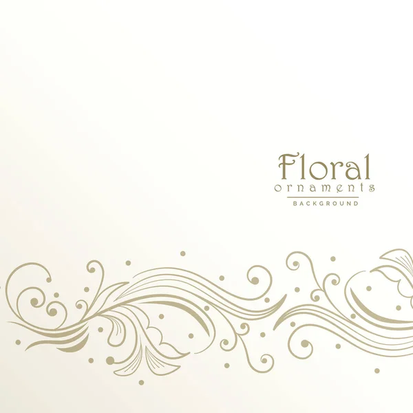Beau fond de design floral — Image vectorielle