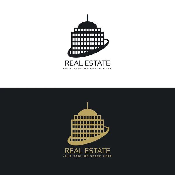 Immobilien Business Logo Konzept — Stockvektor