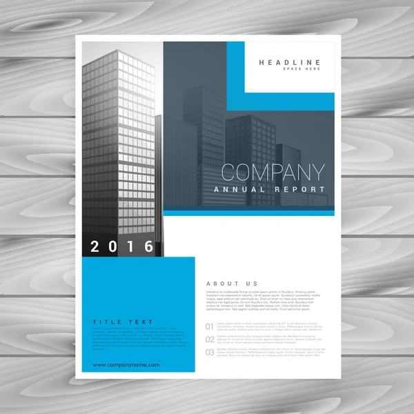 business brochure design in simple shapes