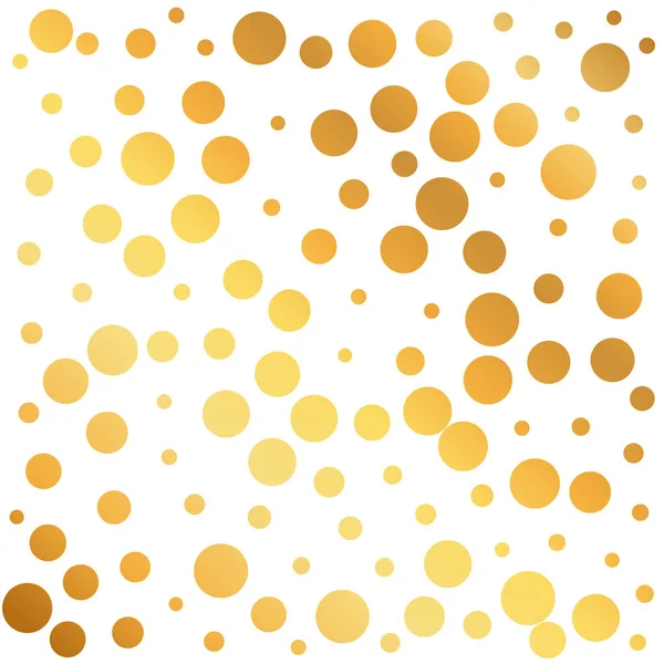 Gyllene cirklar mönster bakgrund, kan användas som en inslagning pap — Stock vektor