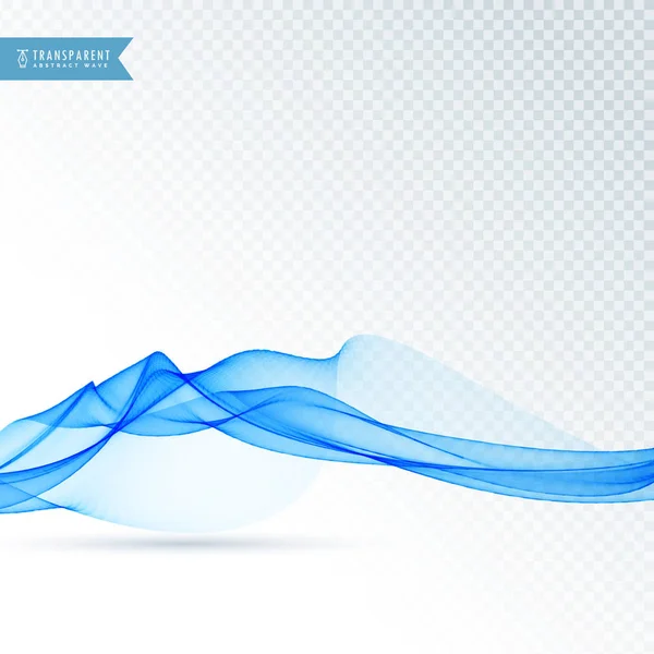 Stilvoller Vektor blauer Wellenhintergrund — Stockvektor