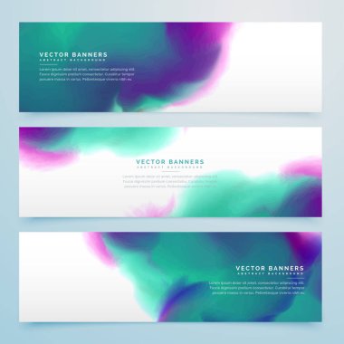 suluboya afiş kümesi üç