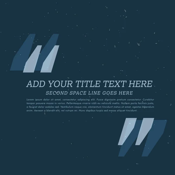 Dark poster with space to add your text — Stock Vector