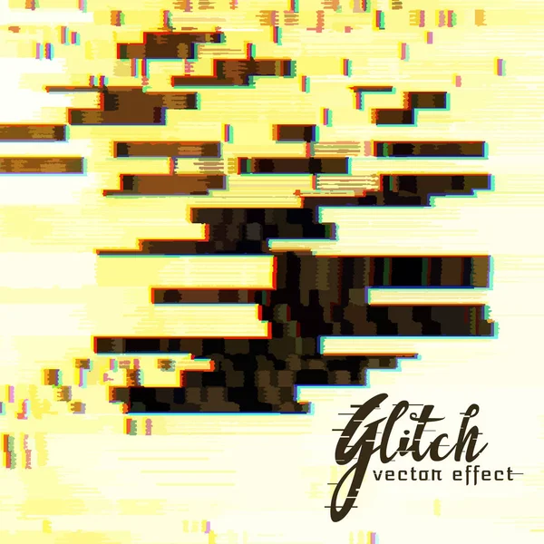 Vector abstracto glitch vector fondo — Vector de stock