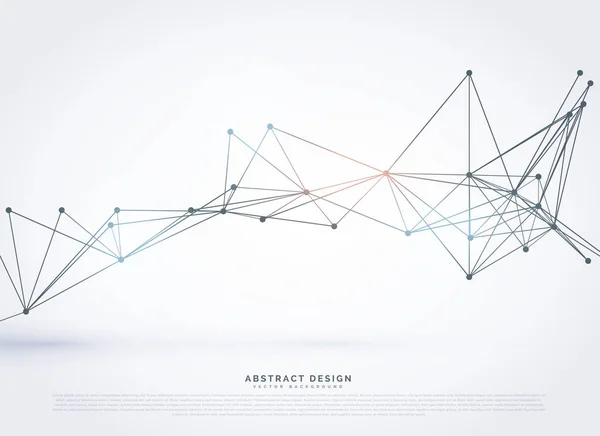 Abstracte geometrische veelhoekige technologie stijl achtergrond — Stockvector