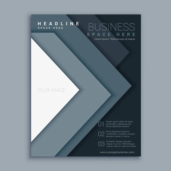 elegant minimal business flyer brochure design