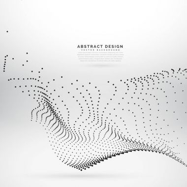 Dijital parçacıkları dalga kafes teknolojik altyapı