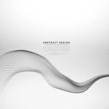 nokta parçacıklar dalga akan arka plan