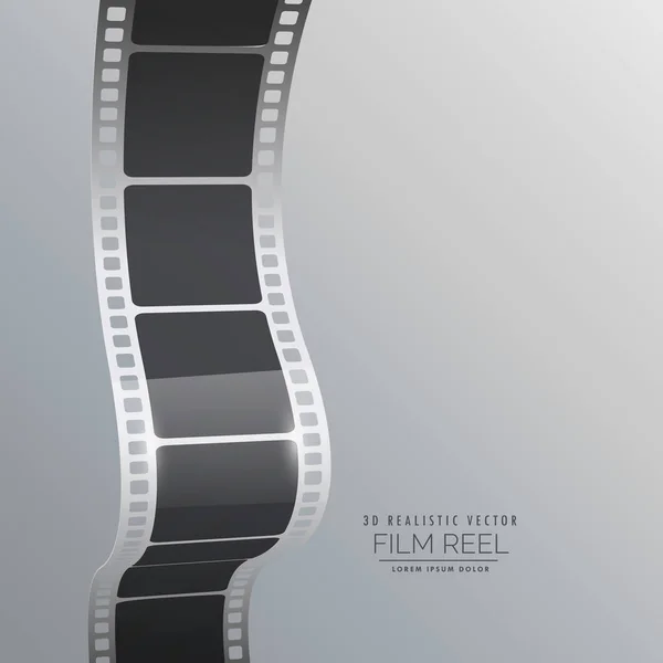 Bobine de film bande vectorielle fond — Image vectorielle
