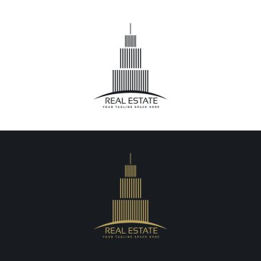 Gayrimenkul ya da otel logosu tasarım şablonu