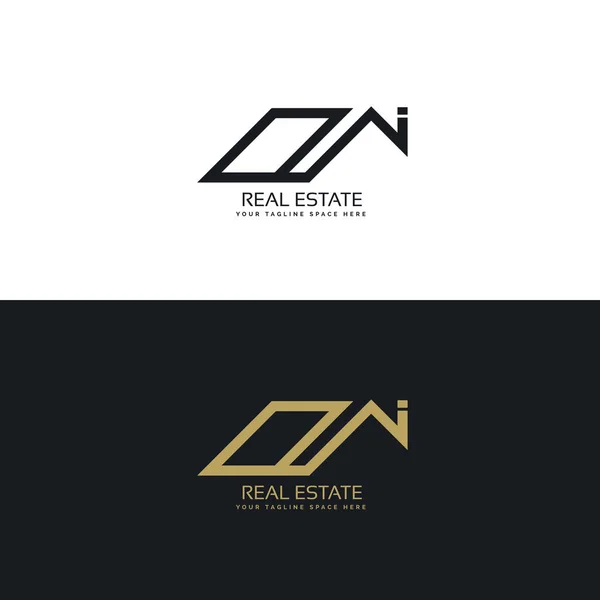 Modelo de design de logotipo de negócio imobiliário moderno —  Vetores de Stock