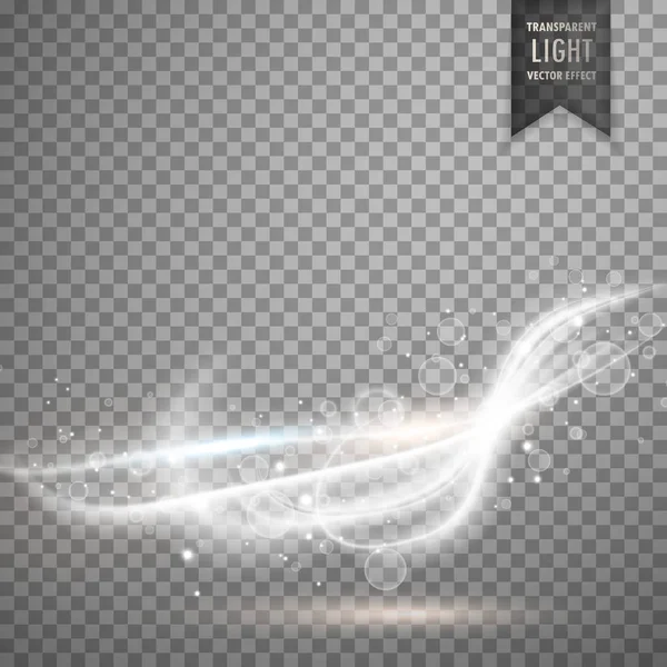 Luz blanca transparente efecto streal fondo — Archivo Imágenes Vectoriales
