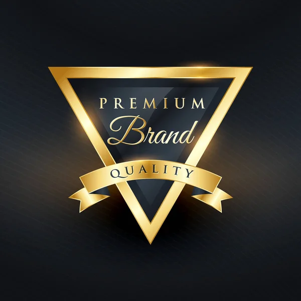 Premium varumärket quality label och badge design vektor — Stock vektor