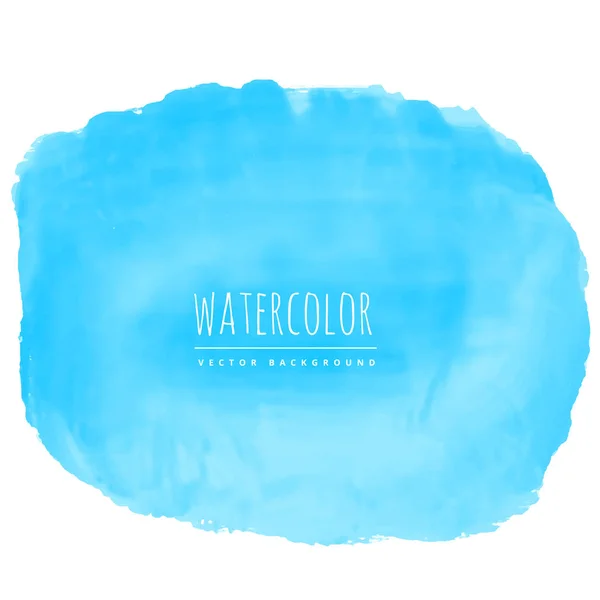 Bleu aquarelle texture tache fond — Image vectorielle