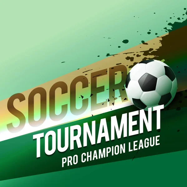 soccer tournament championship league vector design background