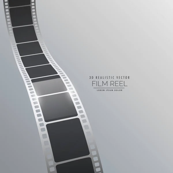 Vector 3d film strip background design — Stock Vector