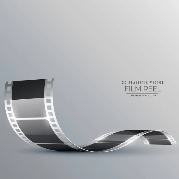 Clean film strip vector background — Stock Vector