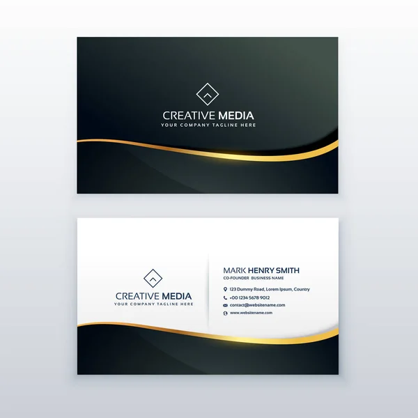 premium business card design template