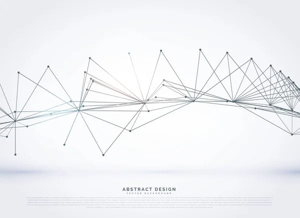 Abstracte wire mesh digitale netwerk lijnen achtergrond — Stockvector