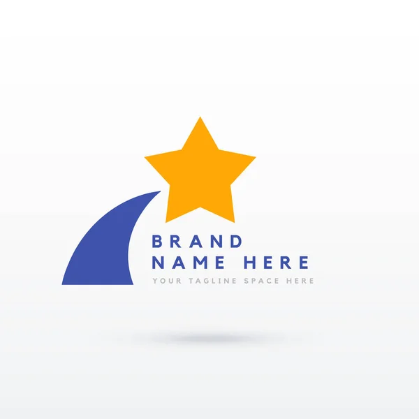 Stern-Logo-Design für Ihre Marke — Stockvektor