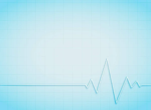 Fundo médico e de saúde limpo com batimentos cardíacos — Vetor de Stock