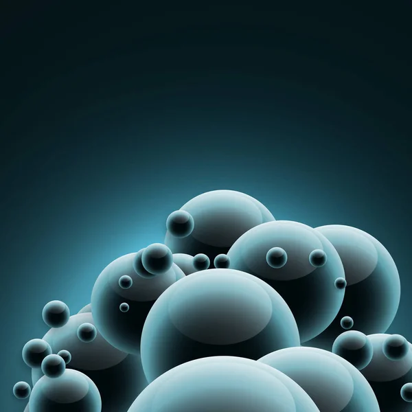 abstract medical science molecules background