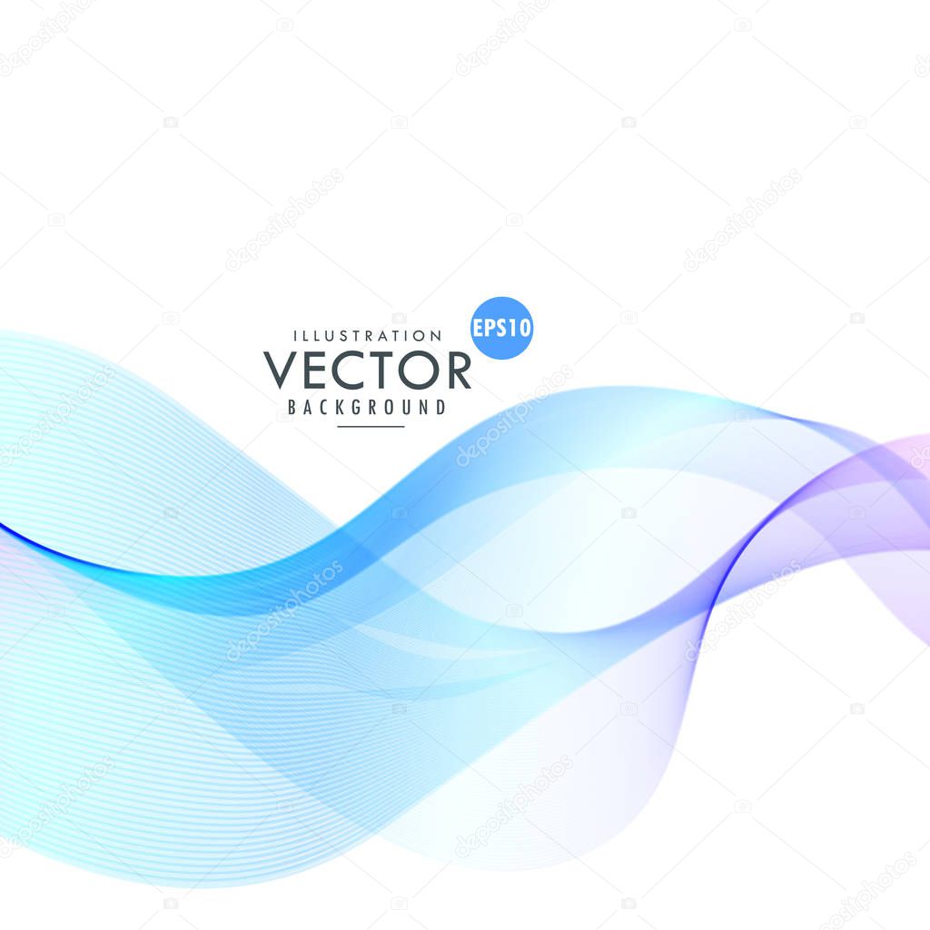 abstract blue elegante wave background