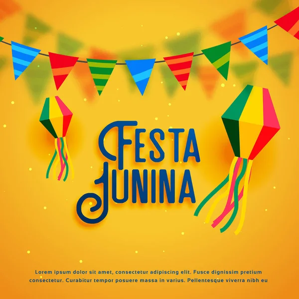 festa junina holiday background vector design