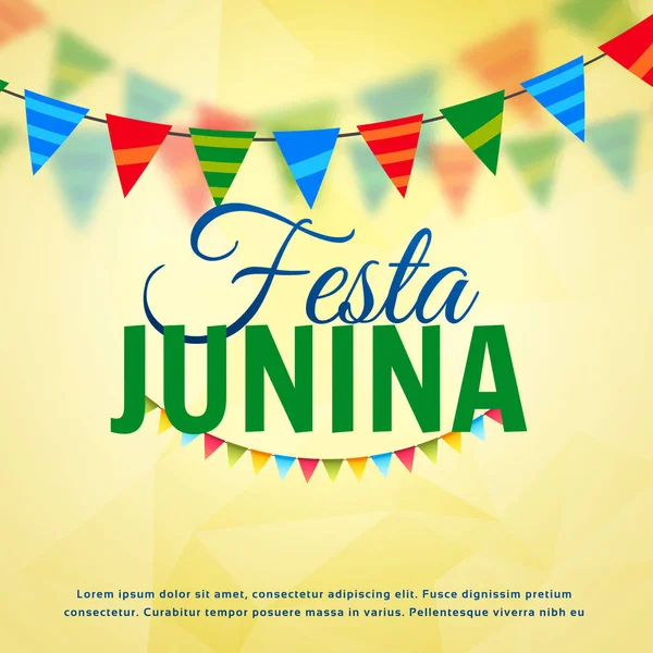 festa junina june festival of brazil vector design