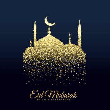 pırıltılar arka plan yapılmış güzel Camii