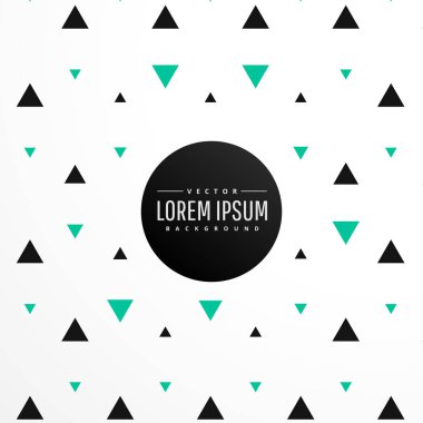 şık mavi ve siyah en az üçgen desen arka plan