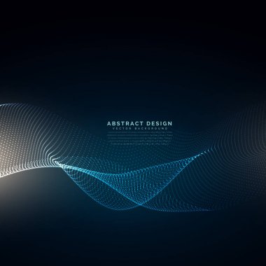 Dijital parçacıkları dalga kafes teknolojik altyapı