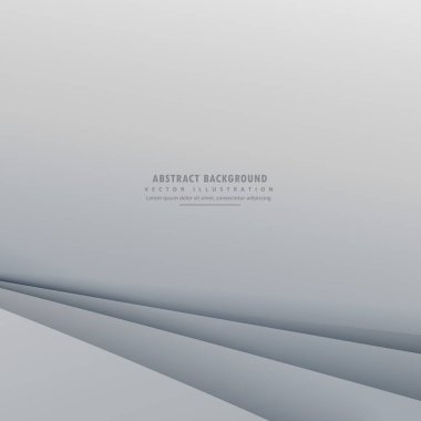 temiz en az çizgilerle gri arka plan vektör
