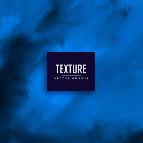 Голубой акварельный текстурный фон — стоковый вектор