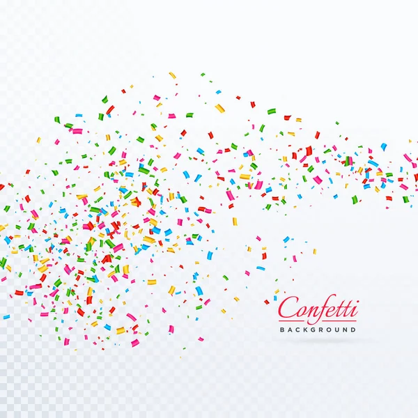 Abstrato pequeno confetti fundo transparente — Vetor de Stock