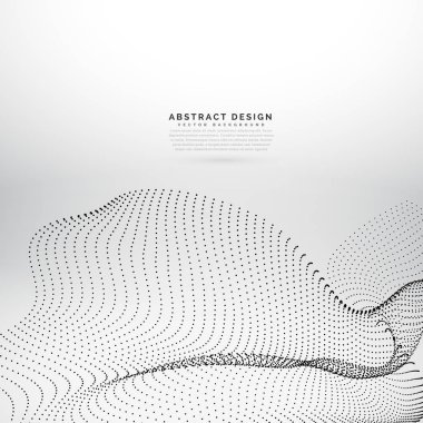 vektör arka plan siyah prticle noktalar mesh