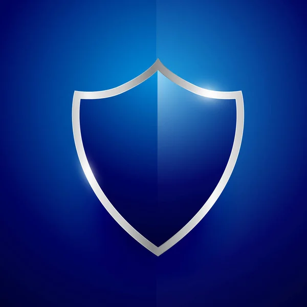 Σχεδίαση διάνυσμα σήμα της ετικέτας ασφαλείας σε μπλε χρώμα — Διανυσματικό Αρχείο