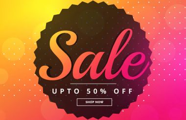 canlı satış afiş poster tasarım şablonu