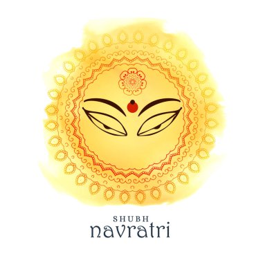 güzel maa durga Tanrıça gözler navratri Festivali için