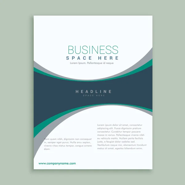 Página de capa de revista elegante ou modelo de design de brochura —  Vetores de Stock