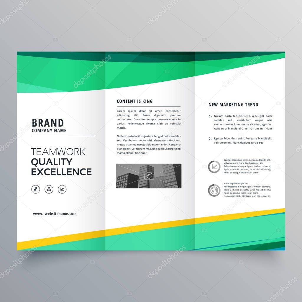 creative trifold brochure design template for your business