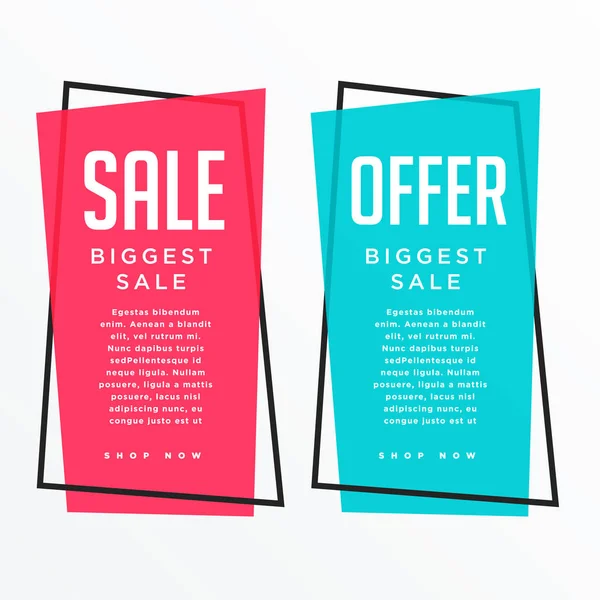 Vertikaler Verkauf Banner Card Design für Ihre Promotion — Stockvektor