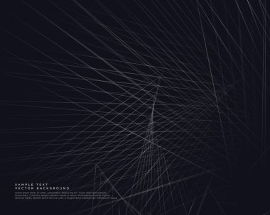 siyah arka plan ile çizgiler çizmek